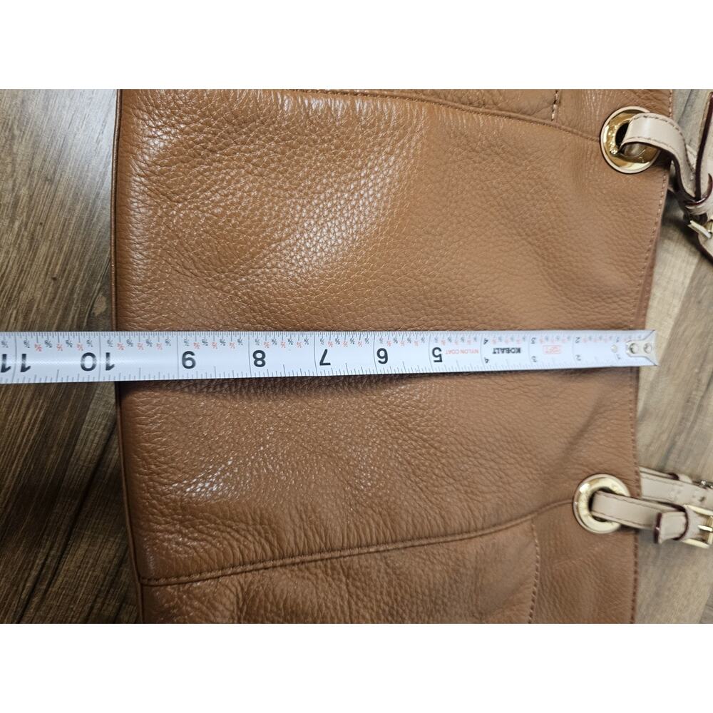 Michael Kors Jet Set East West Top Zip Acorn Saffiano Leather Tote Dust Cover - Picture 15 of 16